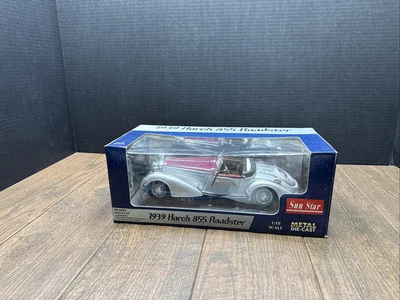 SUN STAR 1939 HORCH 855 ROADSTER  Maroon Top 1:18 SCALE - Image 1 of 4