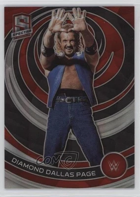 2023 Panini Chronicles WWE Spectra Red Prizm /199 Diamond Dallas Page #382 HOF - Image 1 of 2
