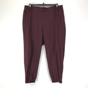 Old Navy Active StretchTech Joggers Women's Plus 1X Plum High Rise Fitness Gym - Picture 1 of 10