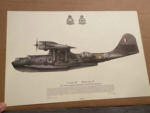 Catalina IB 333 (Norwegian) Squadron RAF Woodhaven W8424 QL-R Squadron Prints - Picture 1 of 6