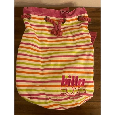Bolso Billabong Rosa y Naranja Rayas Cordón Billie Niñas Foto 1 de 4