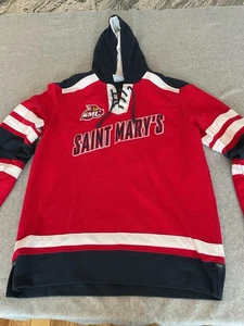 Champion SMU Saint Marys University Hockey Hooded Hoodie Sweatshirt XL - Picture 1 of 6
