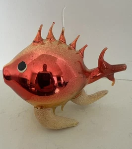 RARO VINTAGE DE CARLINI PESCE SOFFIATO ITALIANO ORNAMENTO VETRO SOFFIATO - Foto 1 di 17
