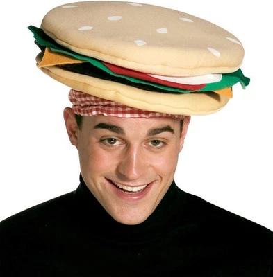 Sombrero Hamburguesa con Queso Rasta Imposta Comida Divertida Multicolor Talla Única Foto 1 de 2