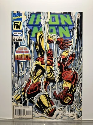 IRON MAN #318 (1995) MARVEL COMICS- TOM MORGAN COVER- VF/NM💥NICE - Image 1 of 4