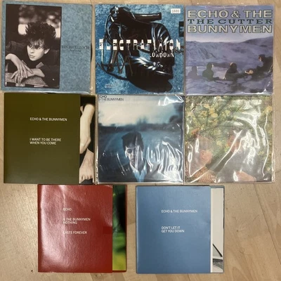 Ian McCulloch - Lot of 8 - 7" Singles - Echo + Solo - VG++ Foto 1 de 4