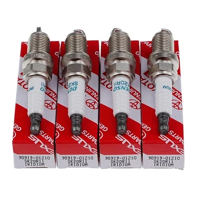 4PCS Genuine OEM DENsO lridium Spark Plugs90919-01210 SK20R11 3297 for Toyota — 第 1/4 张图片