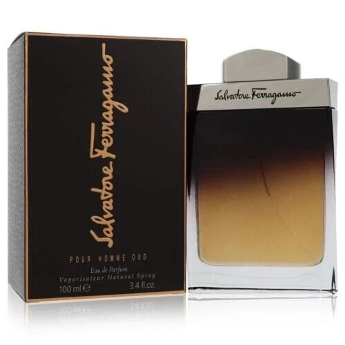 Pour Homme Oud por Salvatore Ferragamo Eau De Parfum Spray 3.4 OZ Nuevo Sellado Foto 1 de 1