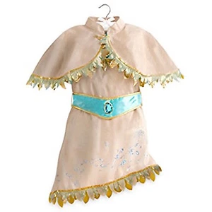 Disney Store Pocahontas Indian Princess Toddler Costume with Cape NEW Gold S 5 6 - Picture 1 of 10