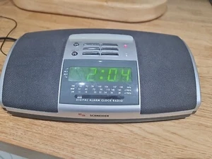 Schneider SCR35 Digital Duel Alarm Clock FM/MW/LW Radio-Full Working Order. - Picture 1 of 8