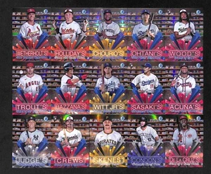 2025 Bowman Hobby Stars Chrome Complete Set Of 15 Cards #HS1-HS15 - Picture 1 of 2