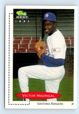 1991 Classic Best Gastonia Rangers Victor Madrigal Gastonia Rangers #8