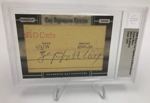 ZEPPO MARX BECKETT AUTO 2008 Razor Cut Signature Card COMEDY The MARX BROTHERS - Picture 1 of 11