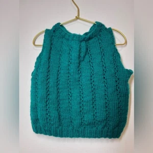 Kids Knit Sweater Vest Holidays Christmas Festive St Patrick’s Day - Picture 1 of 6