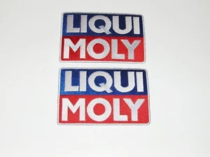LIQUI-MOLY - 2 x Aufnäher Patch - Racing Motorsport Tuning - 117mm x 76mm - Picture 1 of 1
