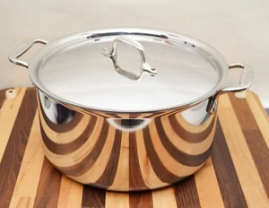 Hergestellt in den USA All Clad D3 Edelstahl 8 Quart Suppentopf mit Deckel - Top - Bild 1 von 14