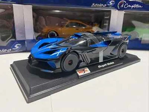 MAISTO 1:18 Scale - Bugatti Bolide in Black and Blue - Diecast Model Car - Picture 1 of 6
