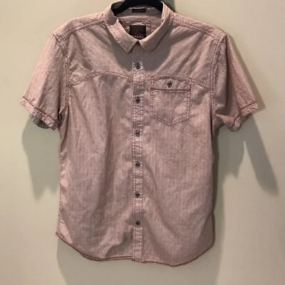 Camisa de manga corta con botones Prana Breathe Patras para hombre talla grande delgada oxidada Foto 1 de 4