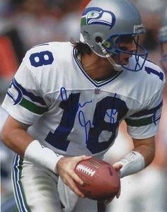 Autographed STAN GELBAUGH Seattle Seahawks 8X10 Photo - w/COA - Picture 1 of 1