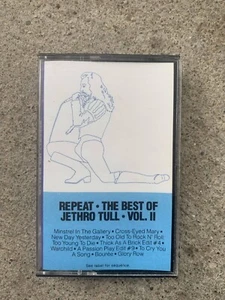 Repeat The Best Of Jethro Tull Vol.II 1977 Chrysalis Records Cassette Tape Album - Picture 1 of 2