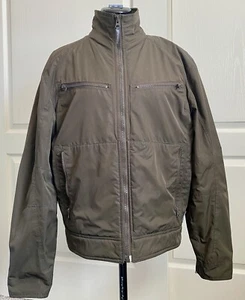 I. Spiewak & Sons Fleece Lined Bomber Jacket Medium Zip Pockets Green - Picture 1 of 17