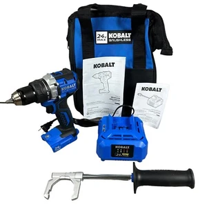 Kobalt KDD 124B-03 24V MAX 24 Volt Trapano senza spazzole con accessori senza battitura - Foto 1 di 12