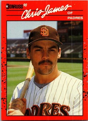 1990 Donruss - #323 Chris James - Image 1 of 2