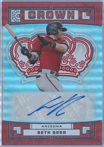 2022 Panini Capstone Crown Autographs #24 Seth Beer Arizona Diamondbacks - Picture 1 of 2