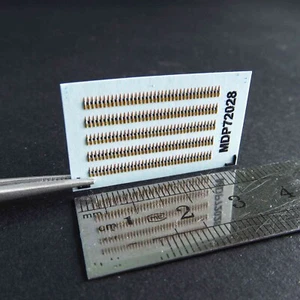 Cinturones de munición para ametralladora calibre .50 Browning M2 1:72 MDP72028 para modelo de avión - Imagen 1 de 4