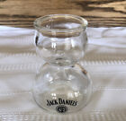 Jack Daniels Whiskey on Water Chaser Jigger Bomb Shot Glass Hourglass