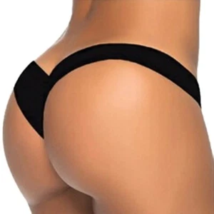 Women Suit Thong Trunks Print Bikini Bottom Bathing Swimsuit Swimwear T-back - Picture 1 of 17