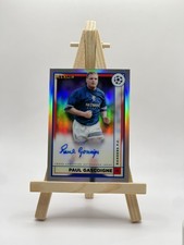 Paul Gascoigne Base Auto Card Rangers Topps Merlin UCC 2022/23.