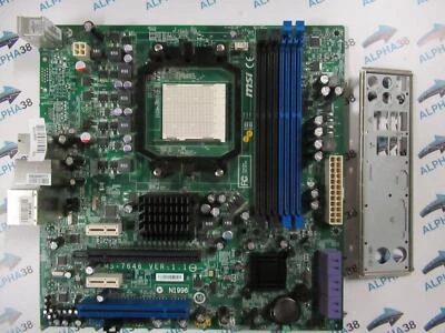 Placa Base Micro ATX MSI MS-7646 Ver: 1.1 AMD RX780 + AMD SB710 4x DDR3 RAM AM2 - Imagen 1 de 2