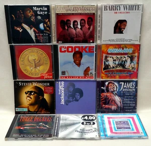 Soul Motown Disco CD Bundle Inc Marvin Gaye Parliament Sam Cooke James Brown - Picture 1 of 5