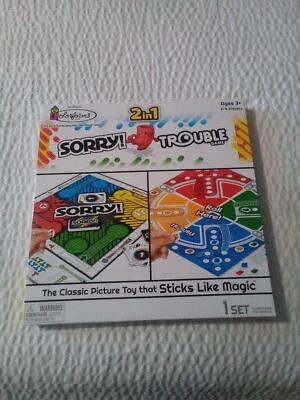 CLASSIC BOARD GAMES SORRY AND TROUBLE. - Image 1 of 2