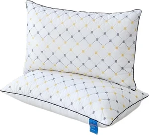 2-Pack Queen Bed Pillows for Sleeping, Hotel Quality Pillows for Side Back Stom - Picture 1 of 9