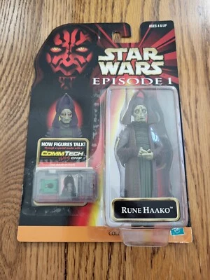 Hasbro Star Wars: Episode 1 - Rune Haako - CommTech Chip - New - Image 1 of 4