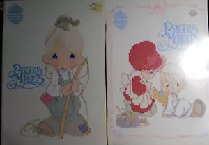 2 libretti modelli MOMENTI PREZIOSI PUNTO CROCE MESI E ANGELI - 24 disegni - Foto 1 di 6