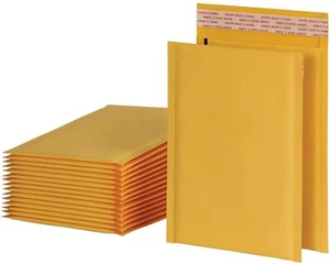 Kraft Bubble Mailers Padded Envelope Shipping Envelopes Durable 9*10" 7*9" - Picture 1 of 7
