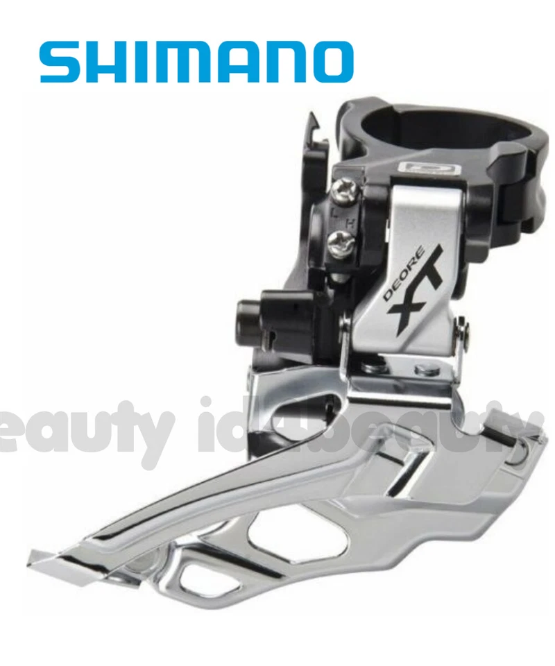 Shimano XT (M786) 2X10 Front (31.8mm Clamp) Silver Derailleur New - Image 1 of 1