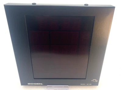 Bogen Intercom Multicom 2000 Quantum LED Pantalla de Pared MC-WD-Nuevo Stock Antiguo Foto 1 de 4