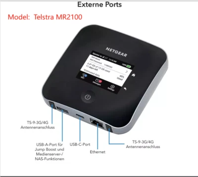 Netgear Nighthawk M2 MR2100-1TLAUS  Mobile Broadband Router Modem | MR2100 | M2 - Image 1 of 3