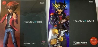 Yu-Gi-Oh! Figura Revoltech Judai Yuki y Fudo Yusei versión DX.  Edición Limitada 2024 Foto 1 de 4