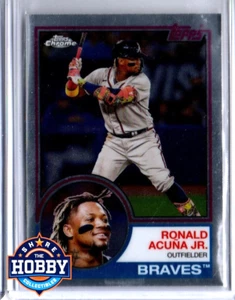 2023 Topps Chrome x Lids Mitchell & Ness Exclusive Ronald Acuna Jr #83-2 - Bild 1 von 2
