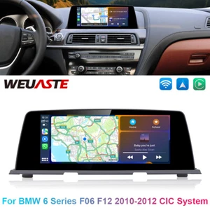 For BMW 6 Series F06 F12 2010-2012 CIC 10.25'' Car Screen Android Auto Stereo - Foto 1 di 12