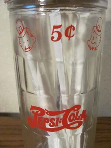 PEPSI COLA - PEPSI AND PETE COPS 5 CENT STRAW HOLDER 1987 KING RESEARCH INC NEW! - Picture 1 of 10