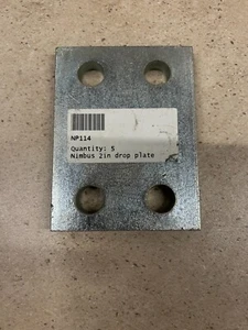 "Caravana/autocaravana/remolque placa chapada en zinc 2" - Imagen 1 de 1