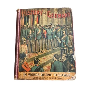 Rare Antique Book 1884 History of Germany in the words of one syllable - Picture 1 of 18