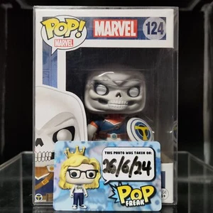 FUNKO POP Vinyl Bobblehead RARE Marvel #124 Taskmaster Stickerless [VAULTED] - Picture 1 of 8