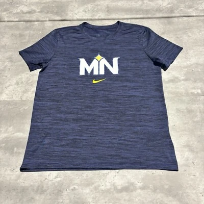 Minnesota Twins Shirt Men's Small Blue Nike Short Sleeve Polyester Dri-Fit A1 - Image 1 of 4